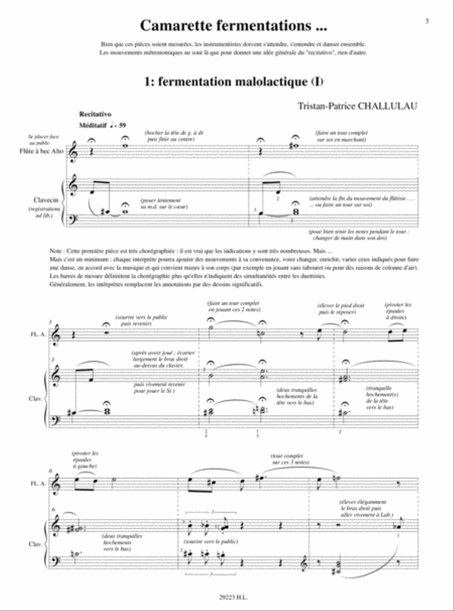 Clavecin 20-21 Recorder scores gallery preview page 2