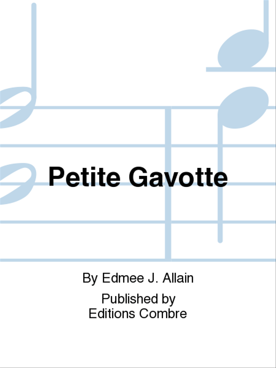 Petite Gavotte Petite Gavotte Piano Solo scores gallery preview page 1