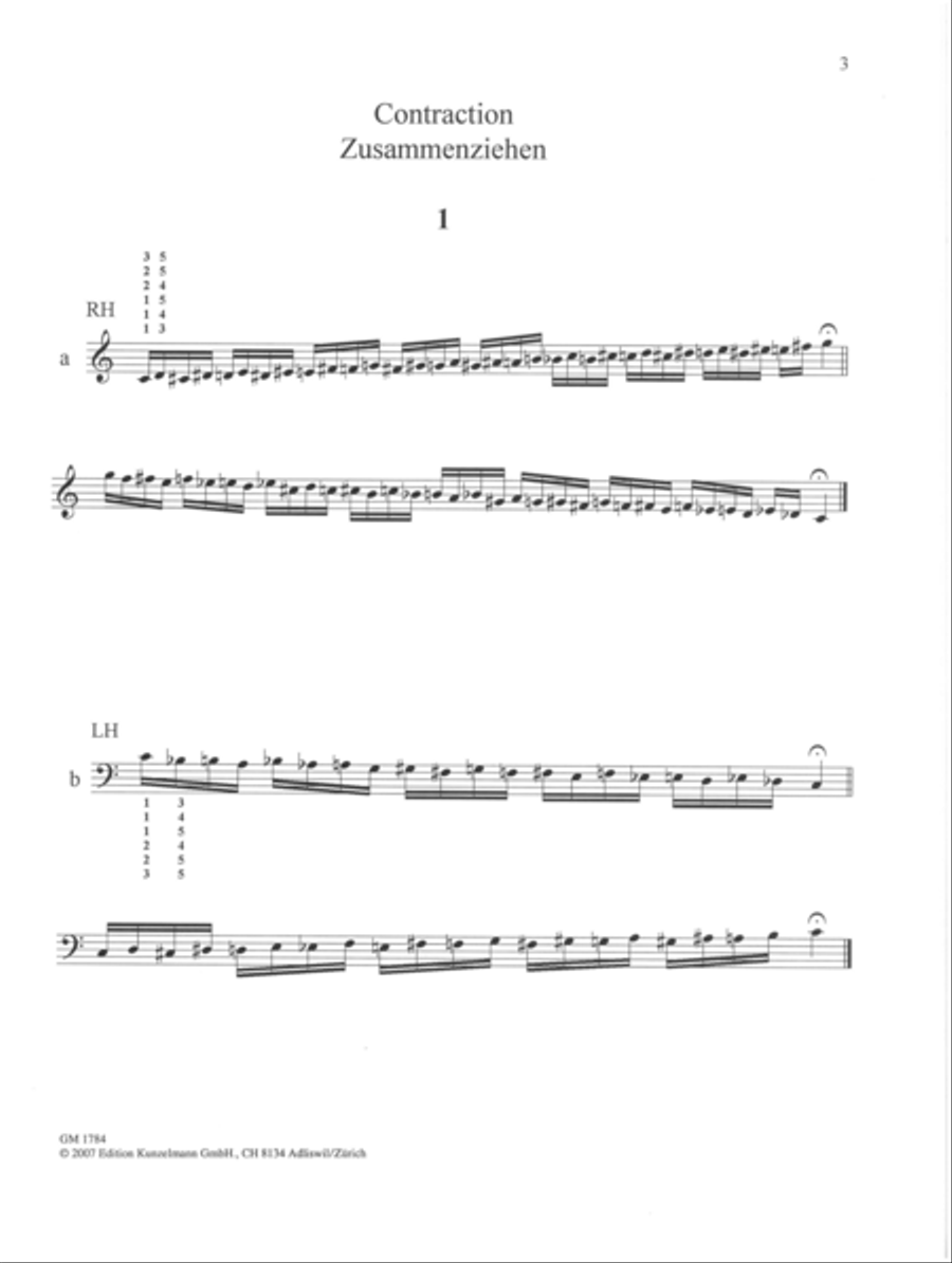 Contraction and extension Piano Method scores gallery preview page 2
