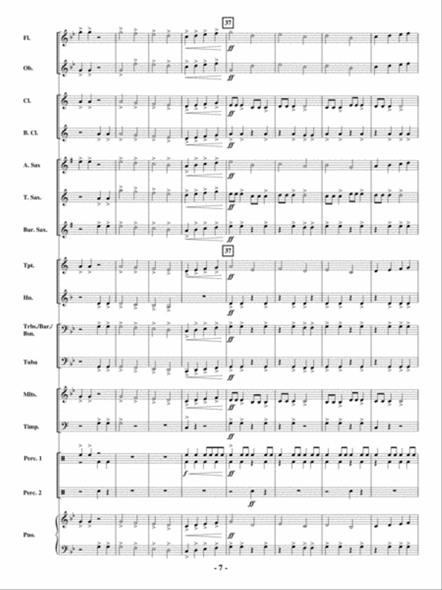 Zap! Concert Band scores gallery preview page 6