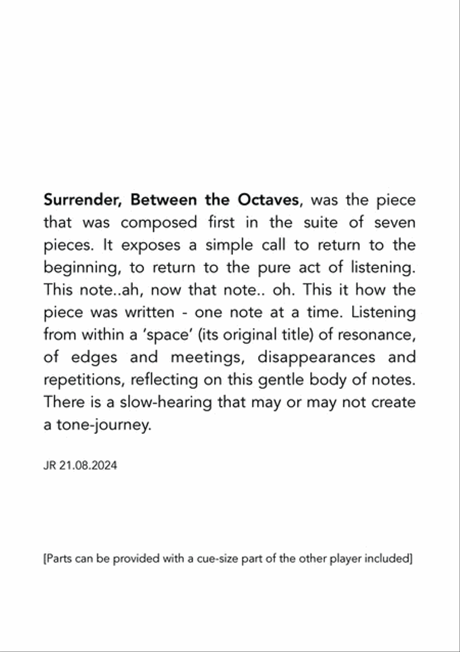 SURRENDER, Between the Octaves, A Piano Duo Suite (Movement 2 of 7) Piano Duet scores gallery preview page 3