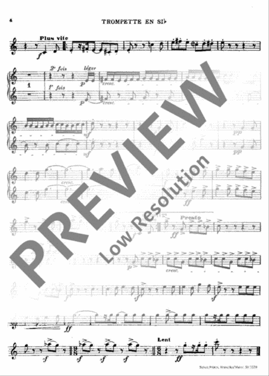 Fantaisie-Caprice Fantaisie-Caprice Trumpet scores gallery preview page 16