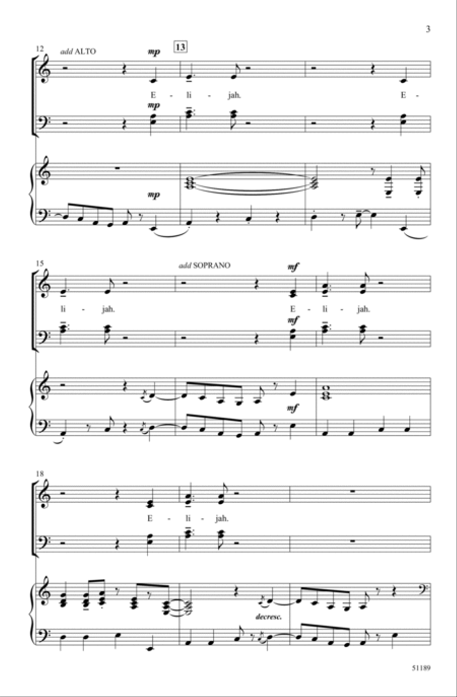 Elijah Rock Choir scores gallery preview page 2