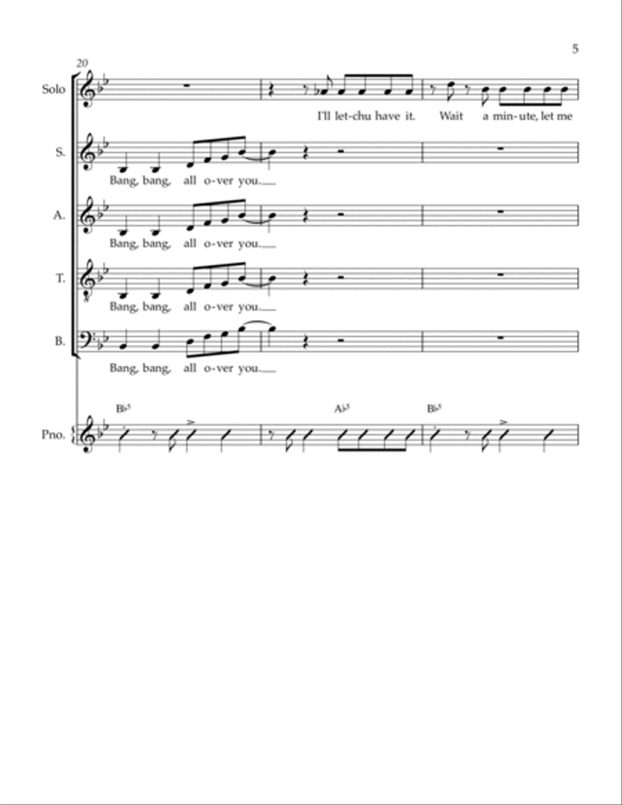 Bang Bang (Rap Version) Divisi scores gallery preview page 5