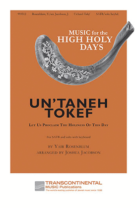 Book cover for Un'Taneh Tokef [Let Us Proclaim the Holiness of This Day]