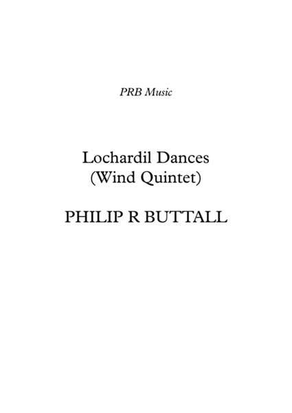Lochardil Dances (Wind Quintet) - Score image number null