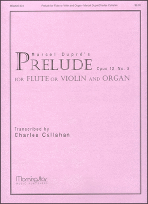 Book cover for Prelude for Flute or Violin and Organ