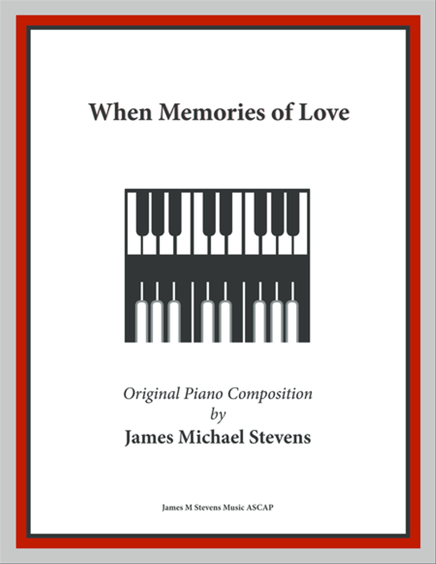 When Memories of Love Piano Solo scores gallery preview page 1