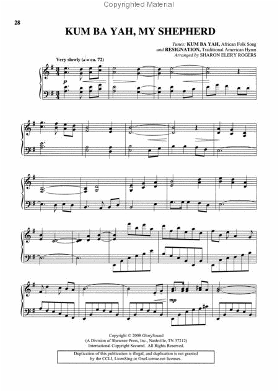 Evensong Piano Solo scores gallery preview page 3