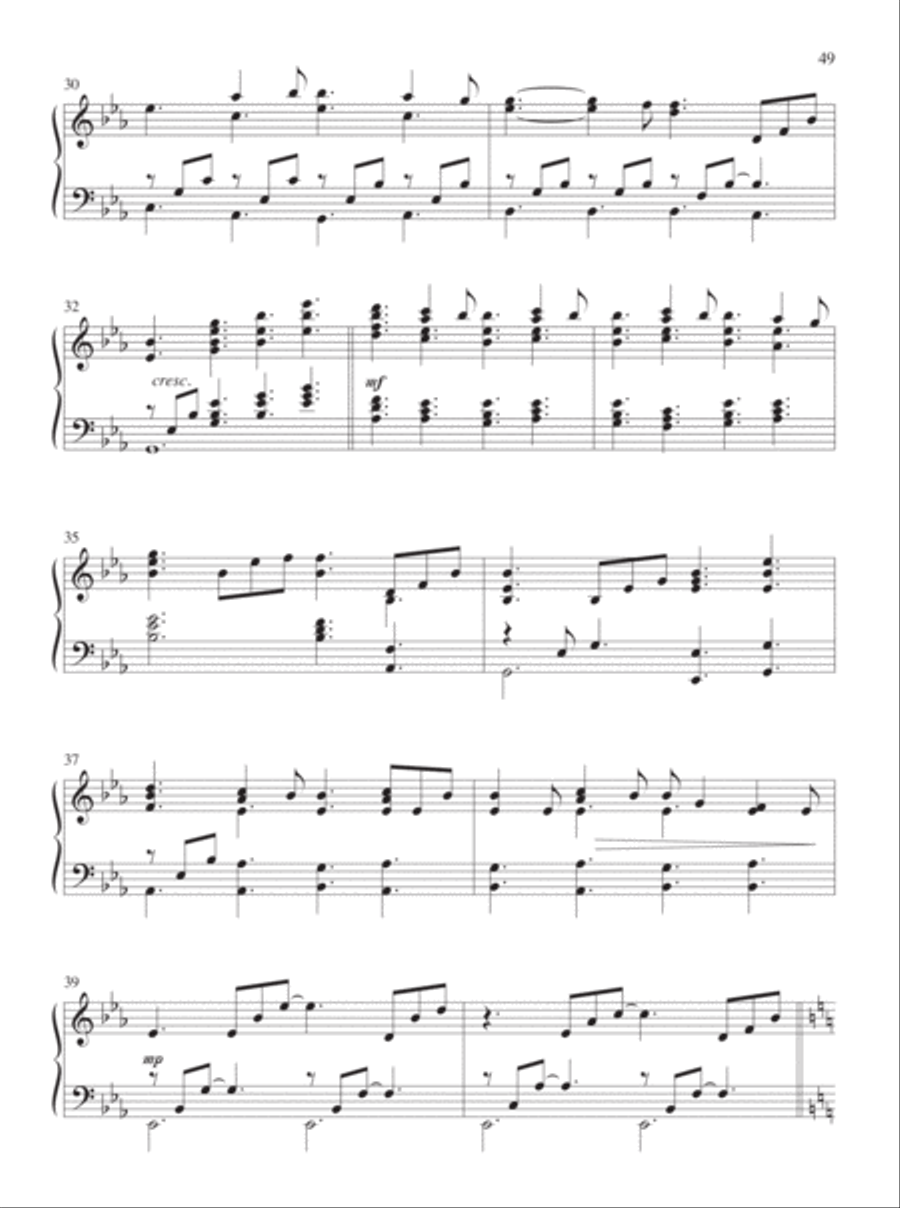 Fill the Earth with Songs Piano Solo scores gallery preview page 33