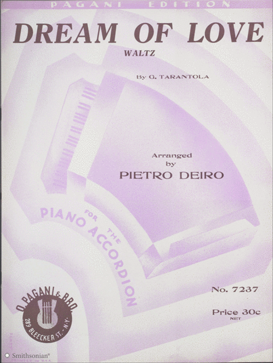 Dream Of Love Piano scores gallery preview page 1