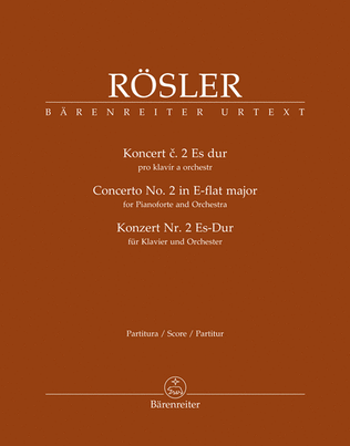 Book cover for Concerto for Pianoforte and Orchestra no. 2 in E-flat major