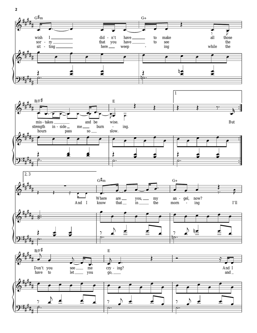 The Hill Piano, Vocal scores gallery preview page 2