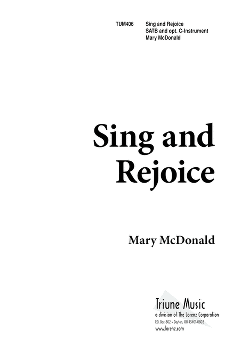 Sing and Rejoice