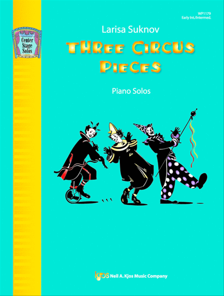 Three Circus Pieces Piano Solo scores gallery preview page 1