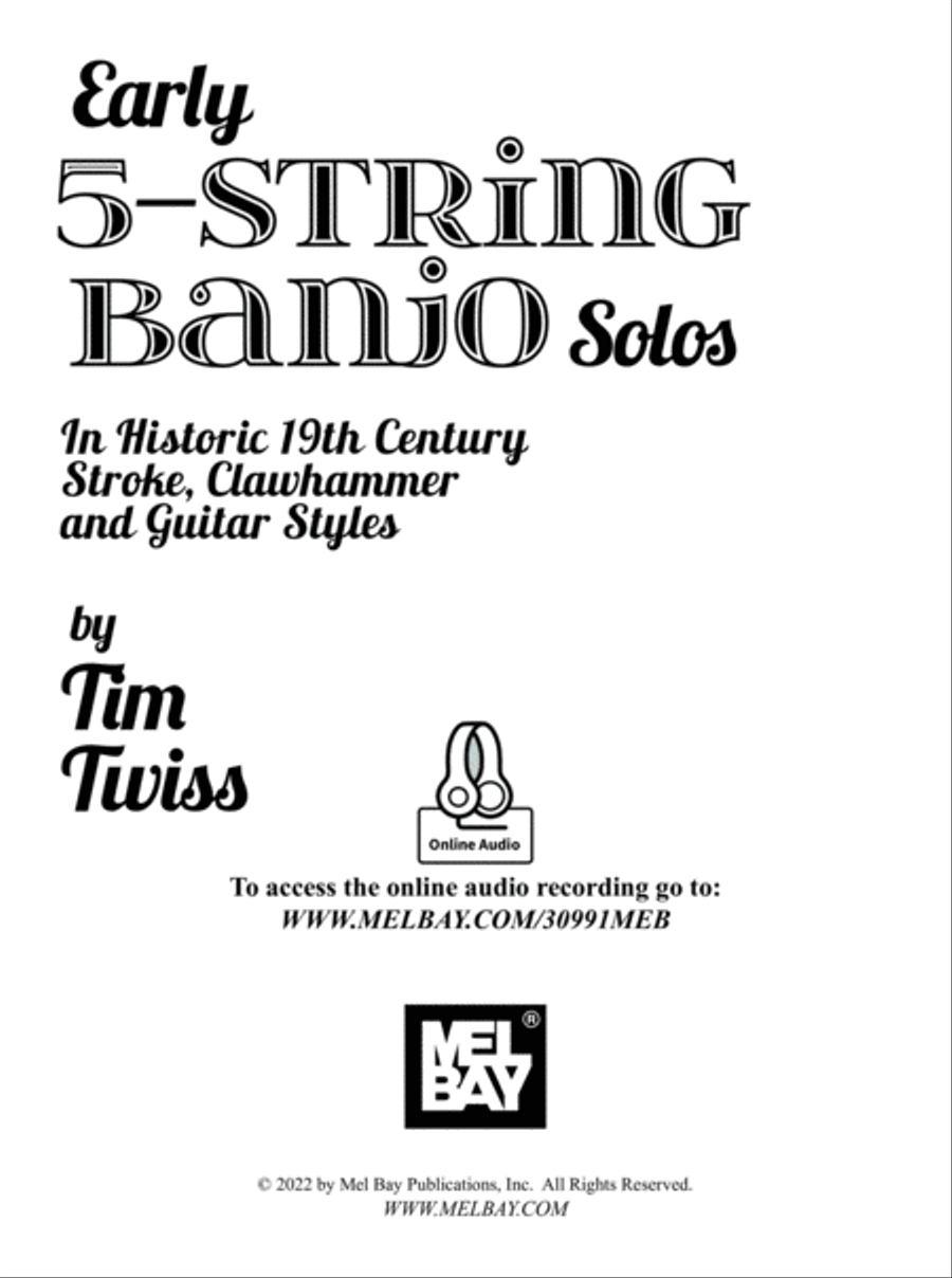 Early 5-String Banjo Solos Banjo scores gallery preview page 2