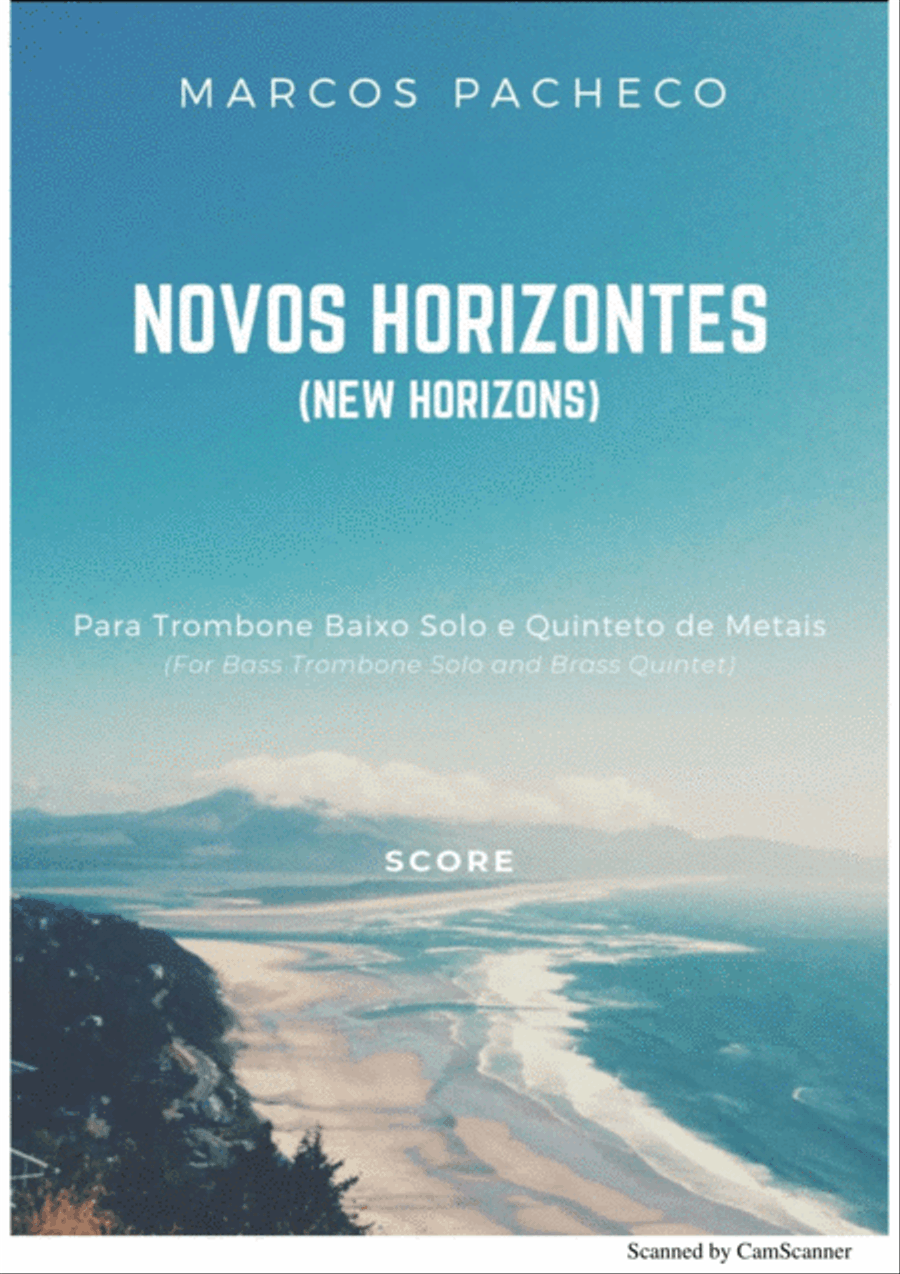 Novos Horizontes ( New Horizons) Brass Ensemble scores gallery preview page 1