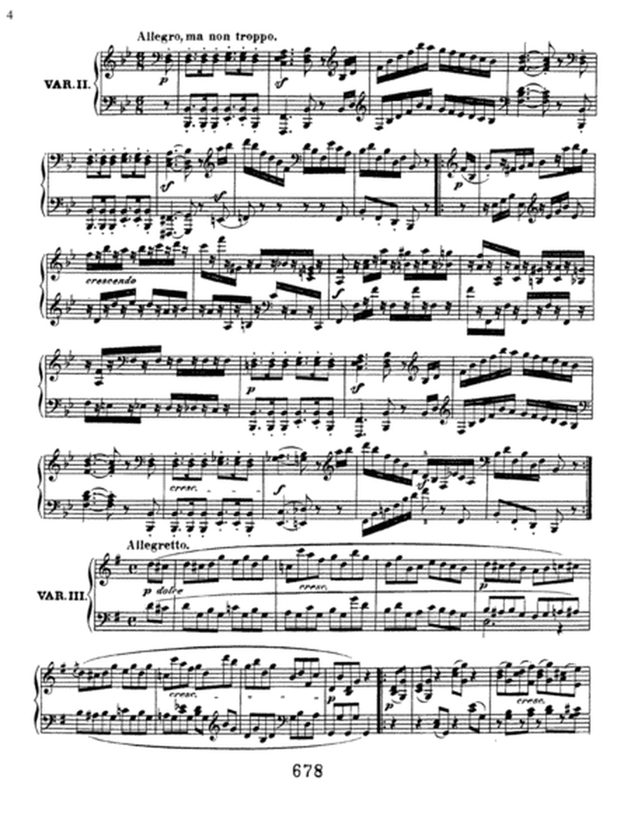Variations (6) On An Original Theme, Op. 34