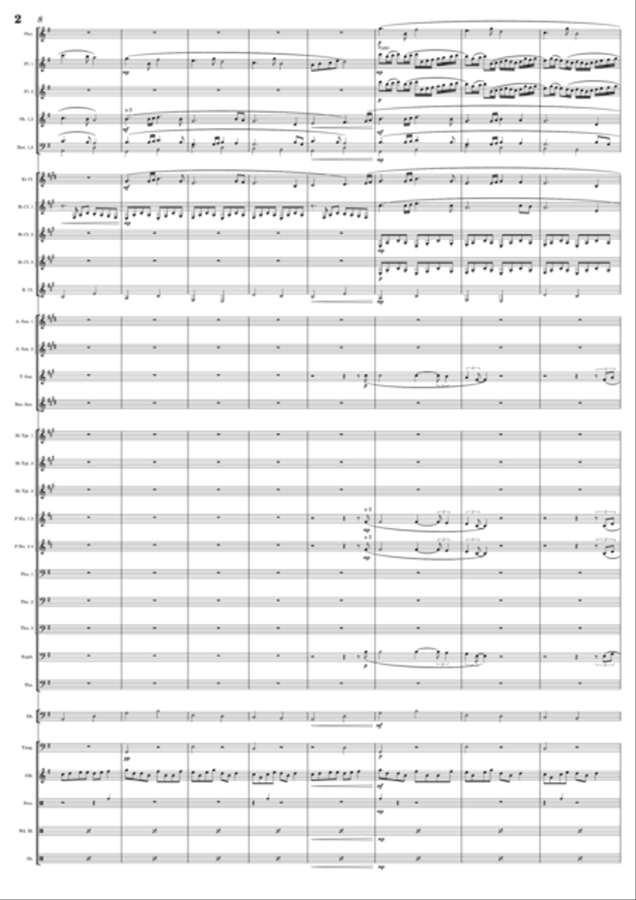 梅豔芳歌曲精選 Selections from Anita Mui Concert Band scores gallery preview page 2