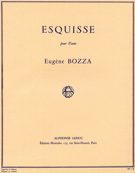 Esquisse (piano Solo)