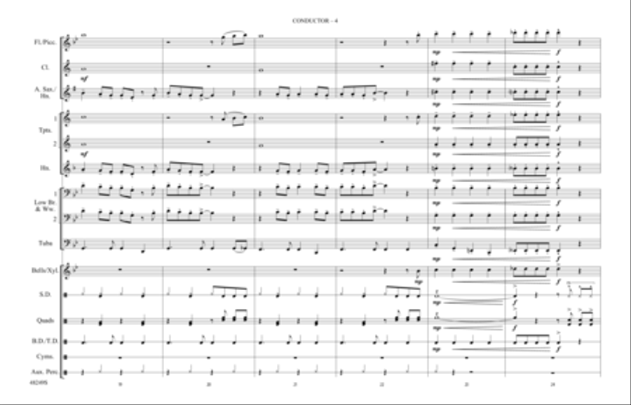 Bang the Drum All Day: Score Marching Band scores gallery preview page 4