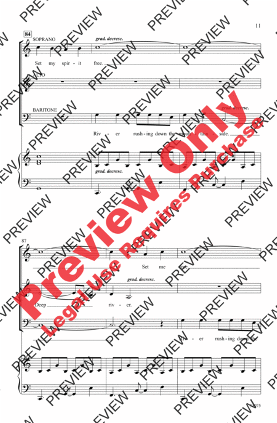 Riversong Riversong 3-Part scores gallery preview page 11
