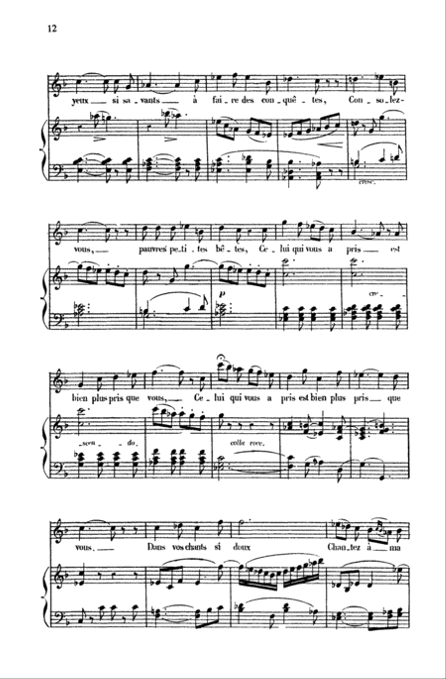 Gounod: Songs, Volume IV, High Voice (French) High Voice scores gallery preview page 3
