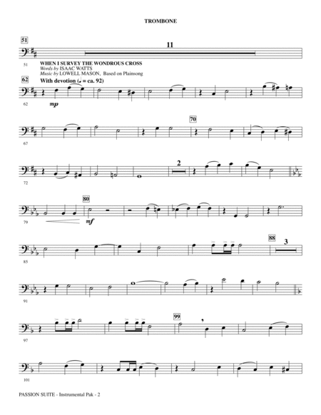 Passion Suite - Trombone