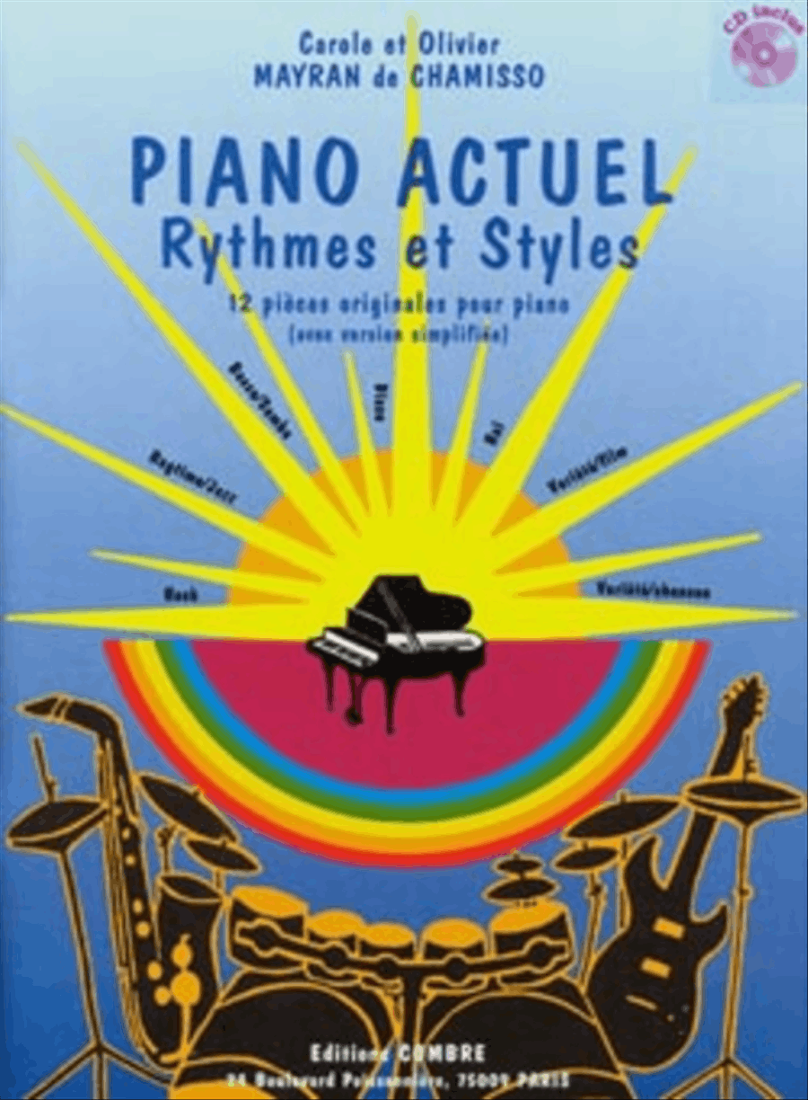 Piano actuel (rythmes et styles) Piano Solo scores gallery preview page 1