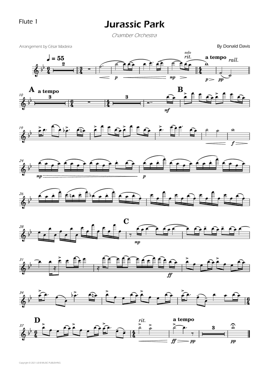Jurassic Park Iii Large Ensemble scores gallery preview page 4