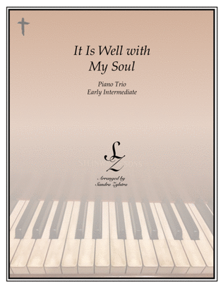 Book cover for It Is Well With My Soul (1 piano, 6 hand trio)
