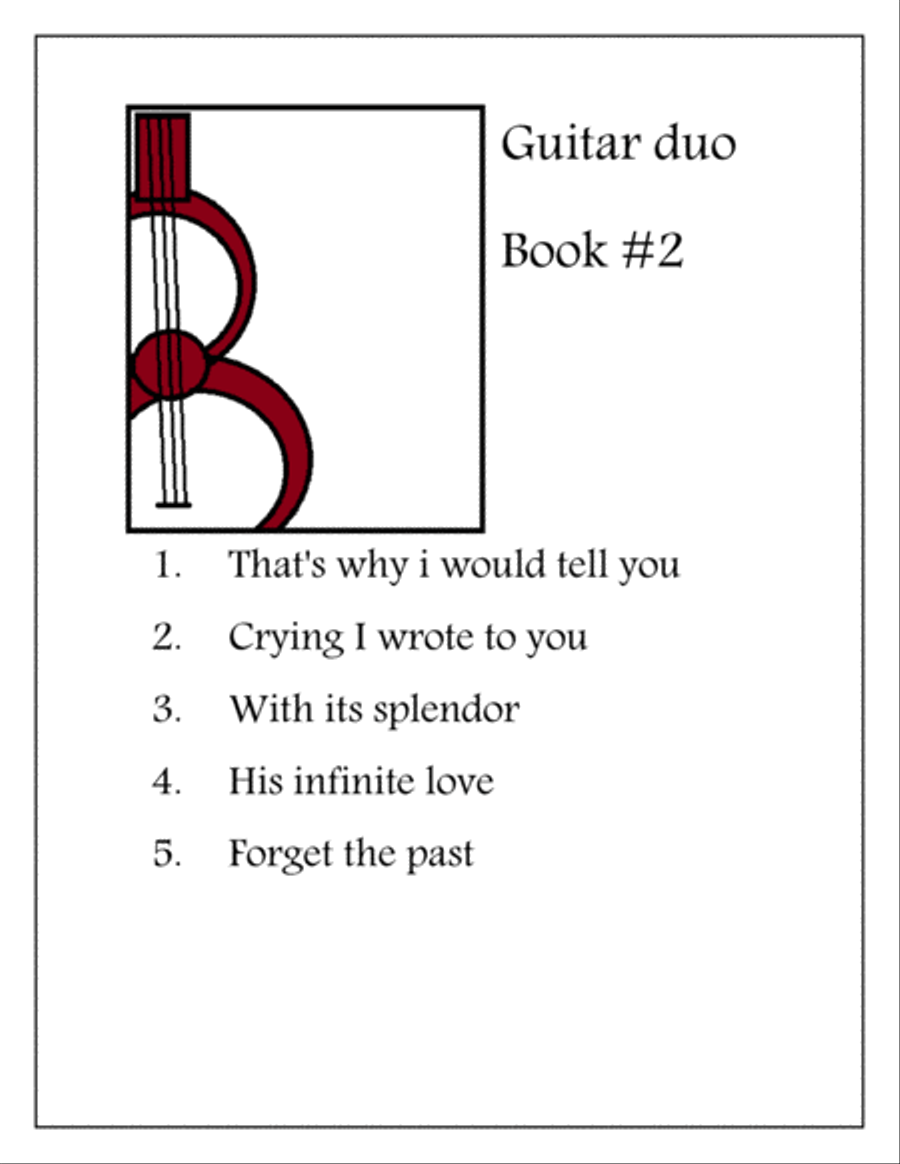 Guitar duets Book 2 Acoustic Guitar scores gallery preview page 2
