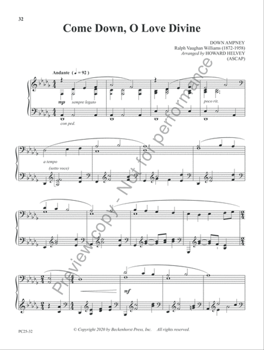 Transformations: Ten Piano Solos Based on Timeless Hymn Tunes Piano Solo scores gallery preview page 13