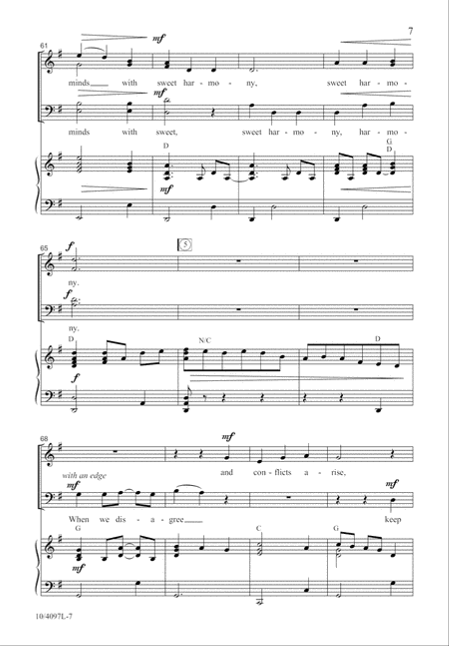 Sweet Harmony 4-Part scores gallery preview page 8