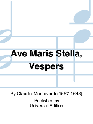 Book cover for Ave Maris Stella, Vespers