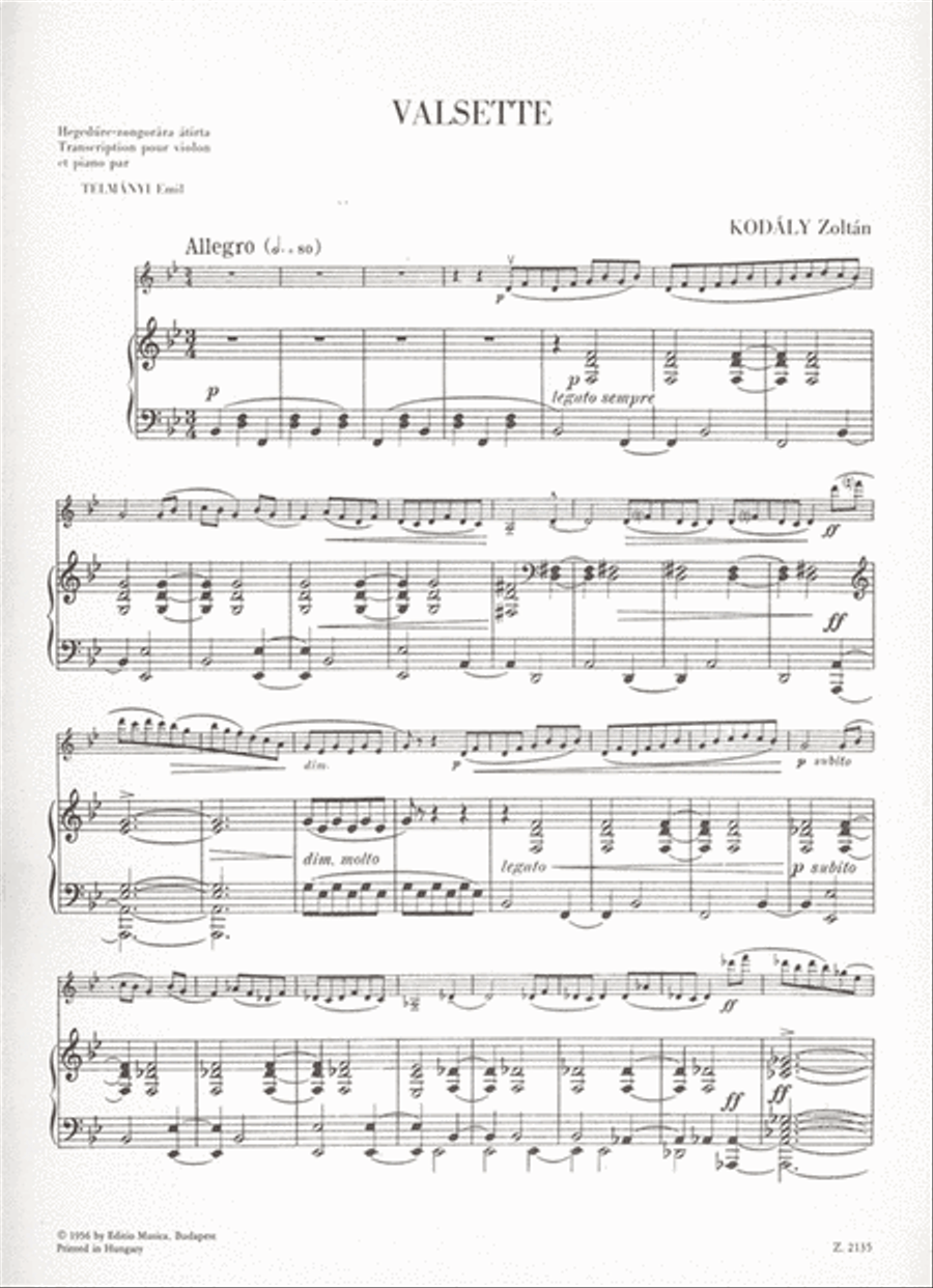 Valsette Valsette Violin Solo scores gallery preview page 2