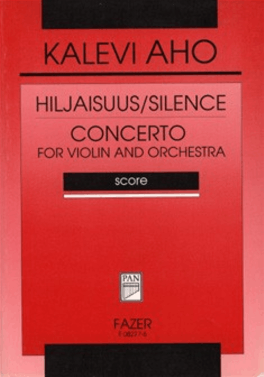 Hiljaisuus / Silence & Violin Concerto (Score) Orchestra scores gallery preview page 1
