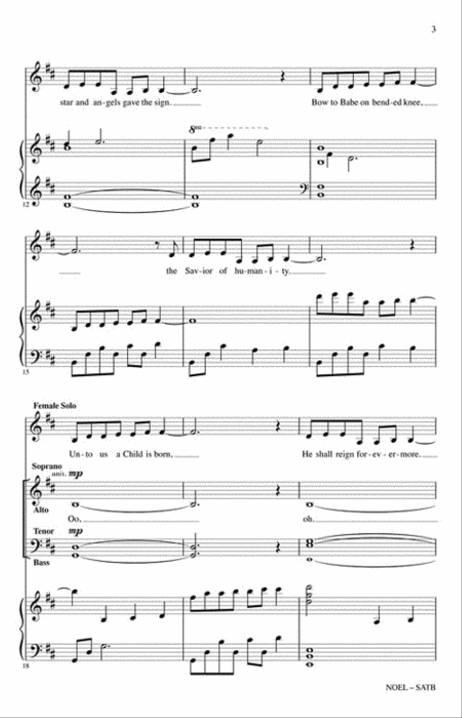 Noel 4-Part scores gallery preview page 3