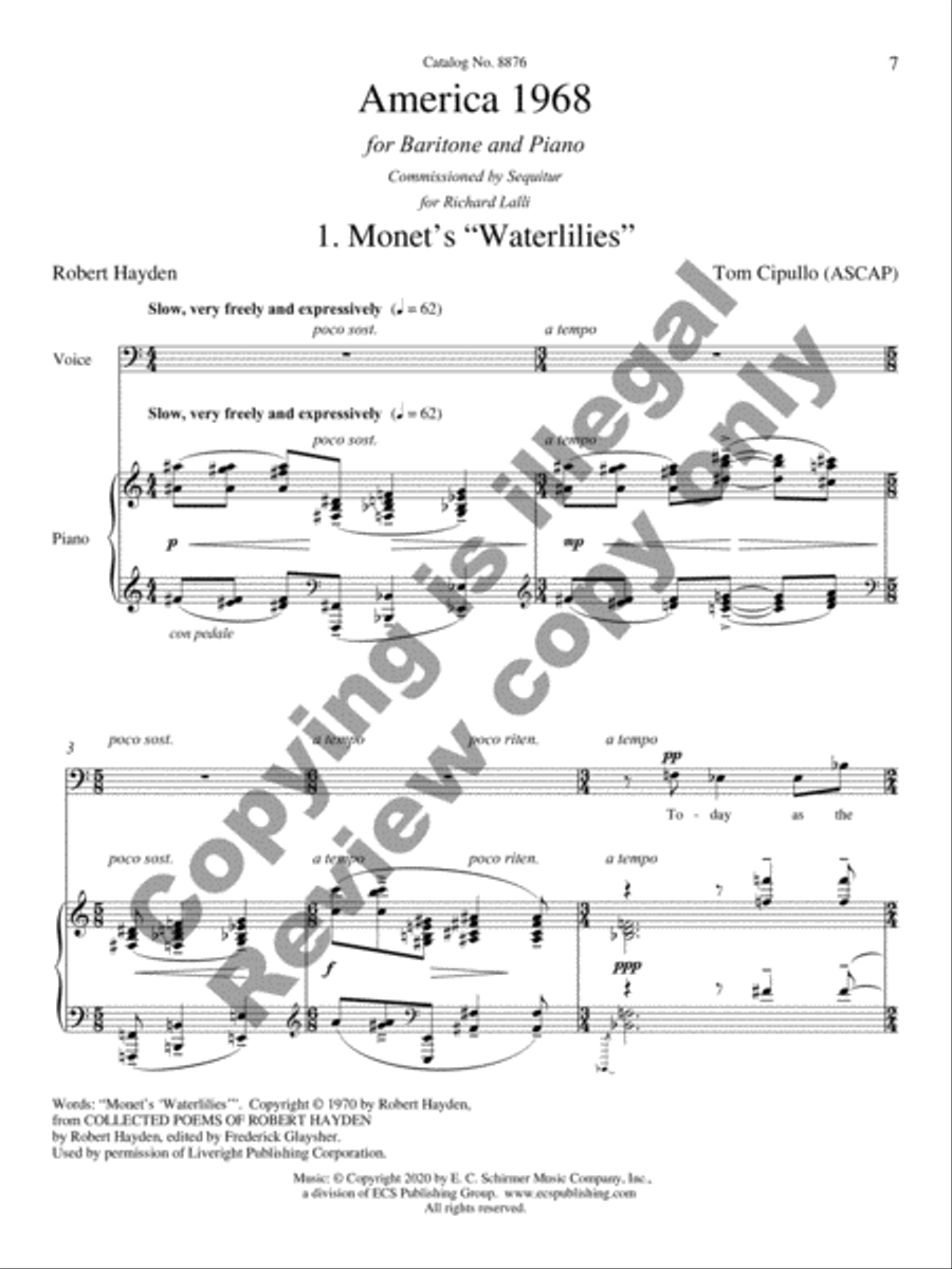Songs for Baritone, Volume 1 Baritone Voice scores gallery preview page 7