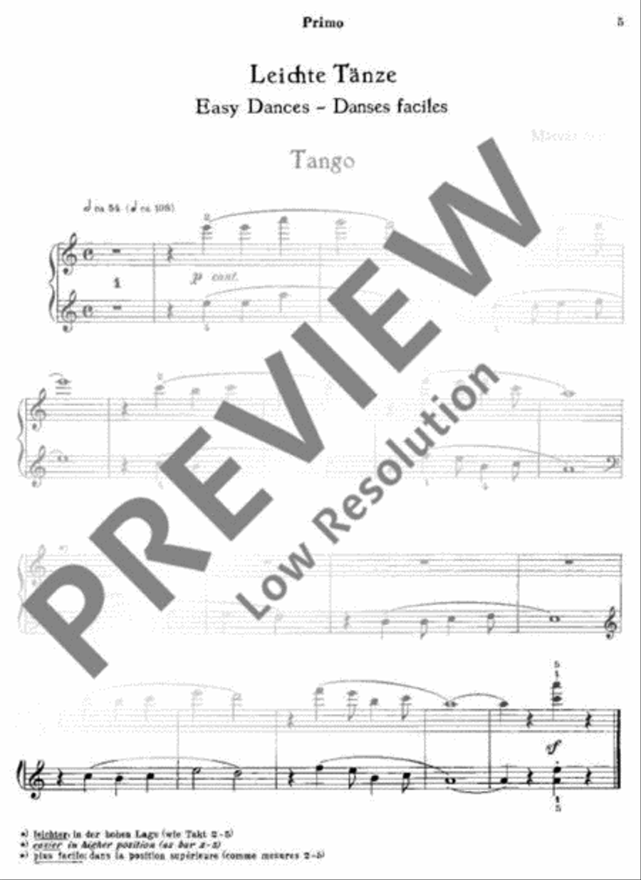 Easy Dances Piano Duet scores gallery preview page 6