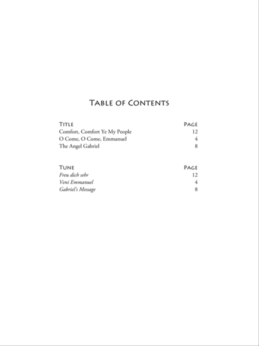 Three Advent Preludes Organ scores gallery preview page 2