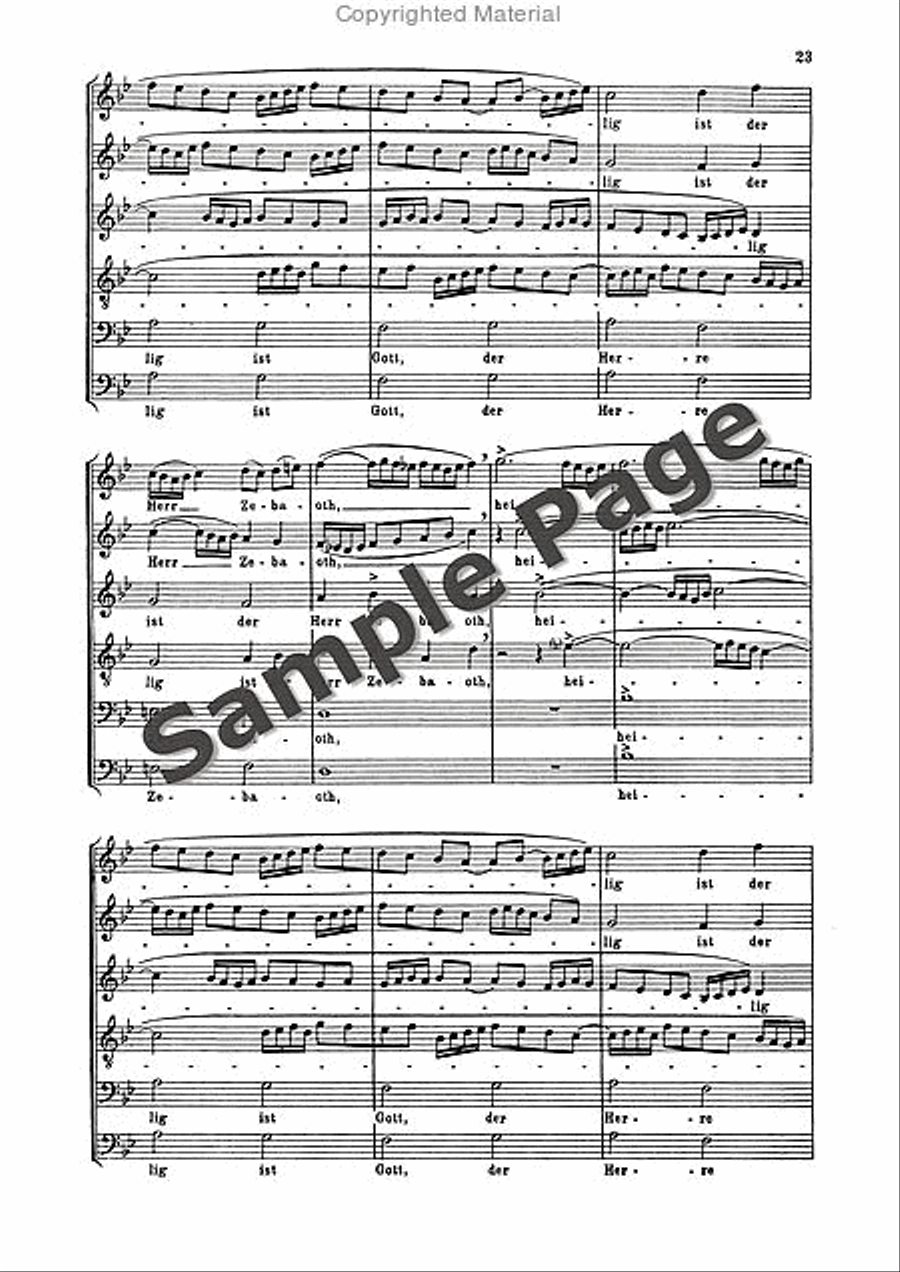 Liedmesse Choral Score SSATB scores gallery preview page 24