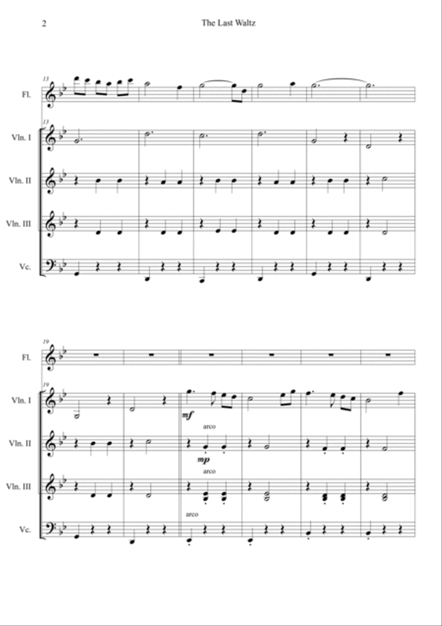 The Last Waltz (Oldboy OST) Flute scores gallery preview page 2