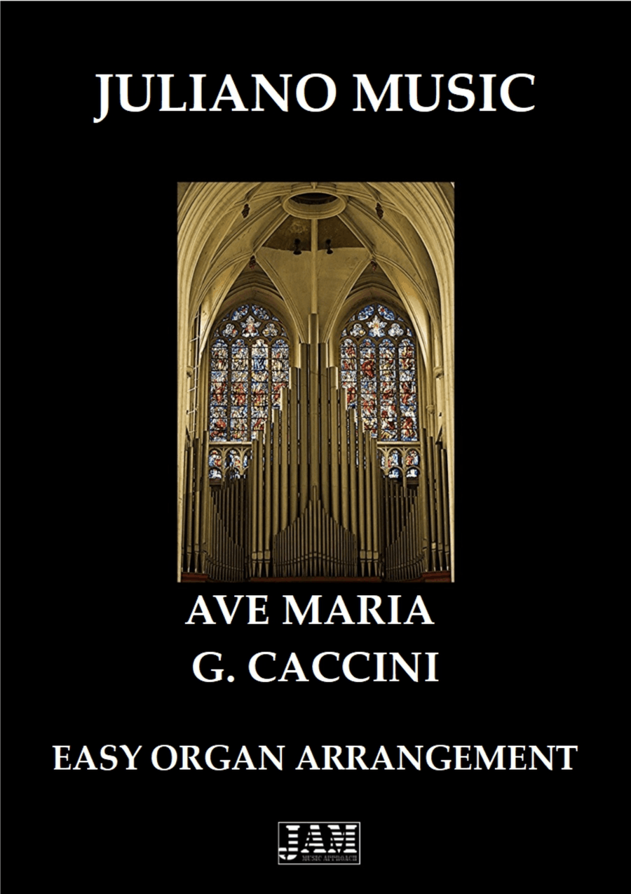 AVE MARIA (EASY ORGAN) - G. CACCINI Organ Solo scores gallery preview page 1