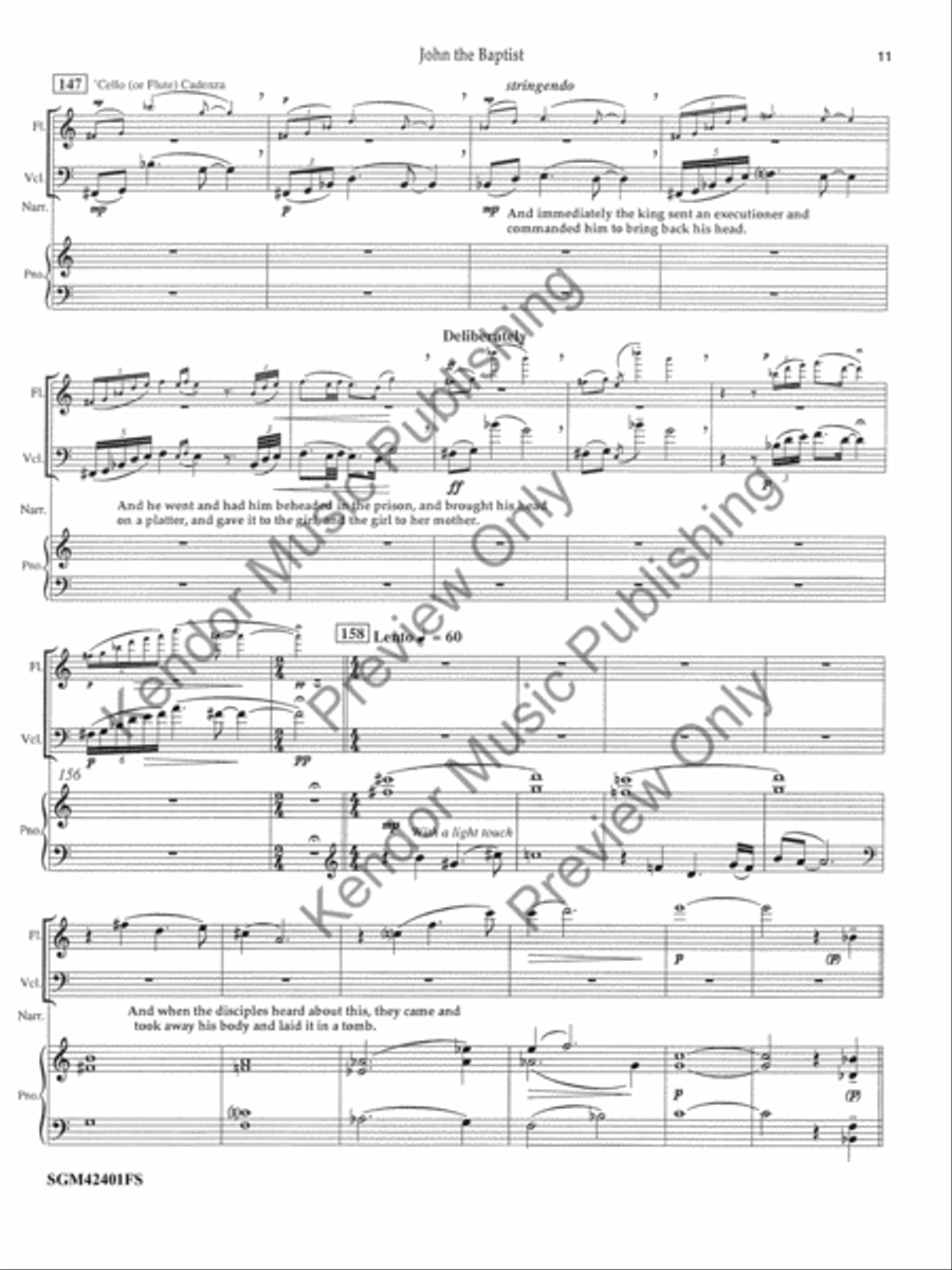 John the Baptist Small Ensemble scores gallery preview page 12