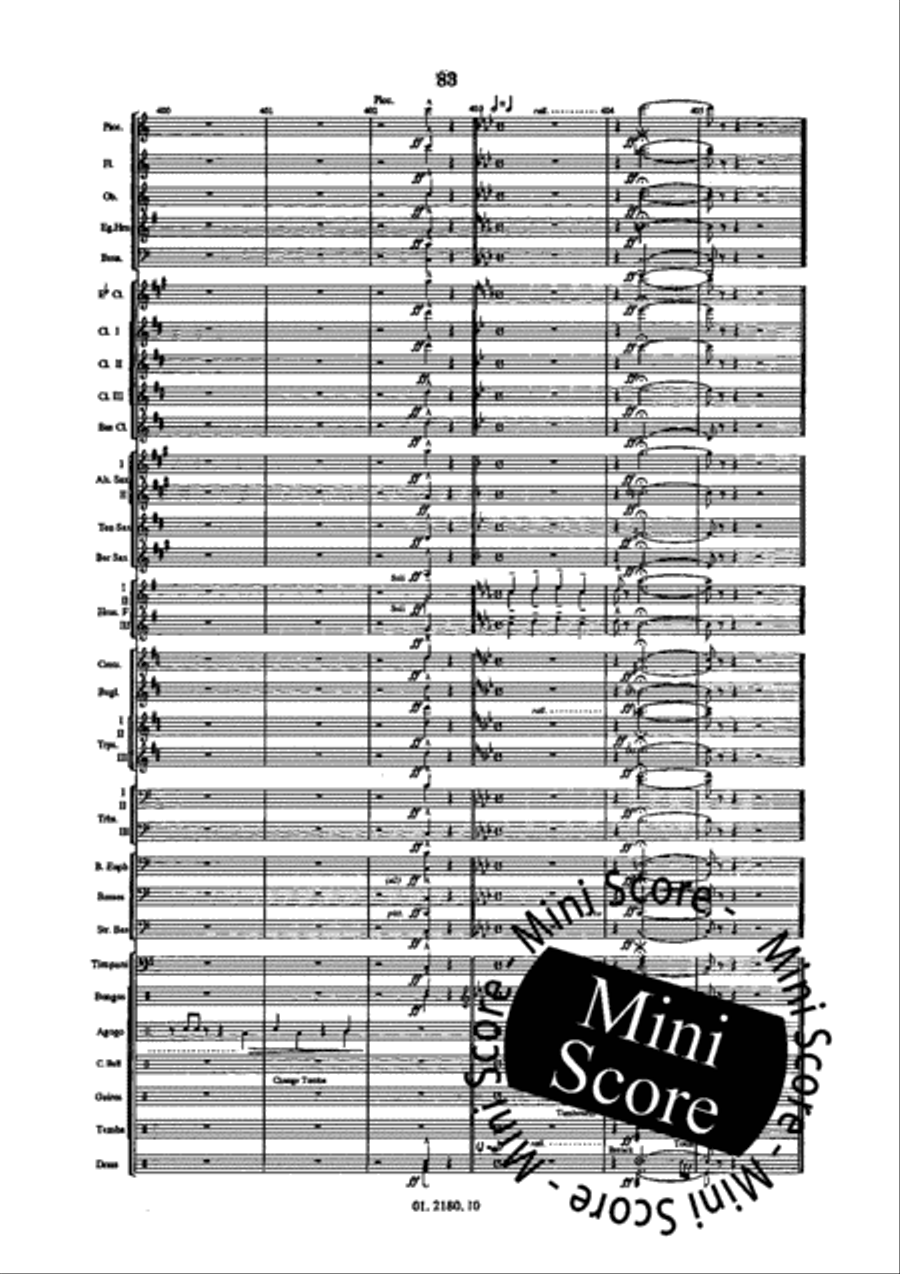 Brazilian Suite Brazilian Suite Concert Band scores gallery preview page 89