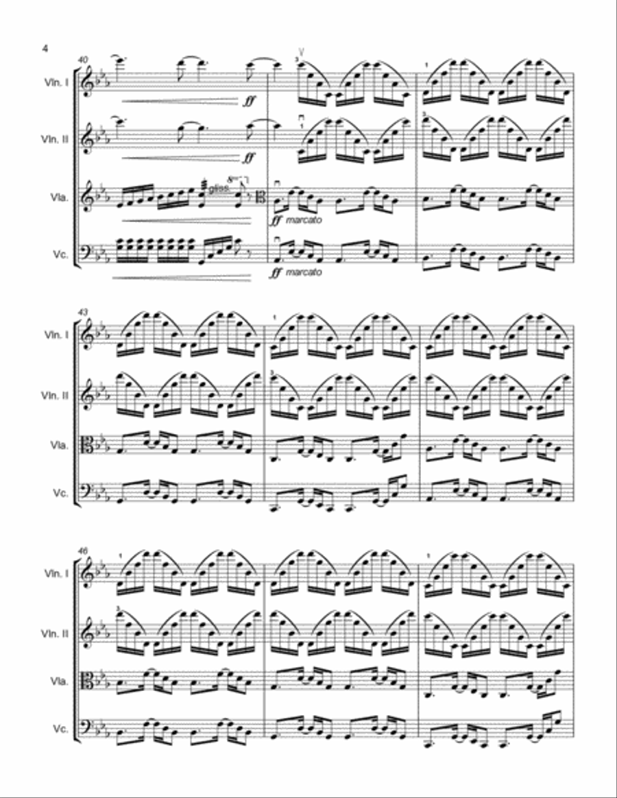 Titanium String Quartet scores gallery preview page 4