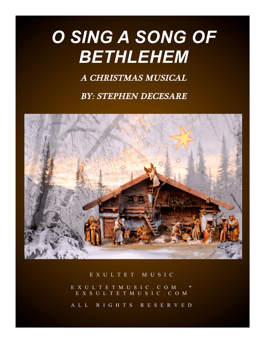 O Sing A Song Of Bethlehem (A Christmas Musical) 4-Part scores gallery preview page 1