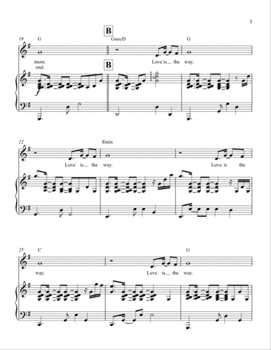 Love is the Way Voice scores gallery preview page 3