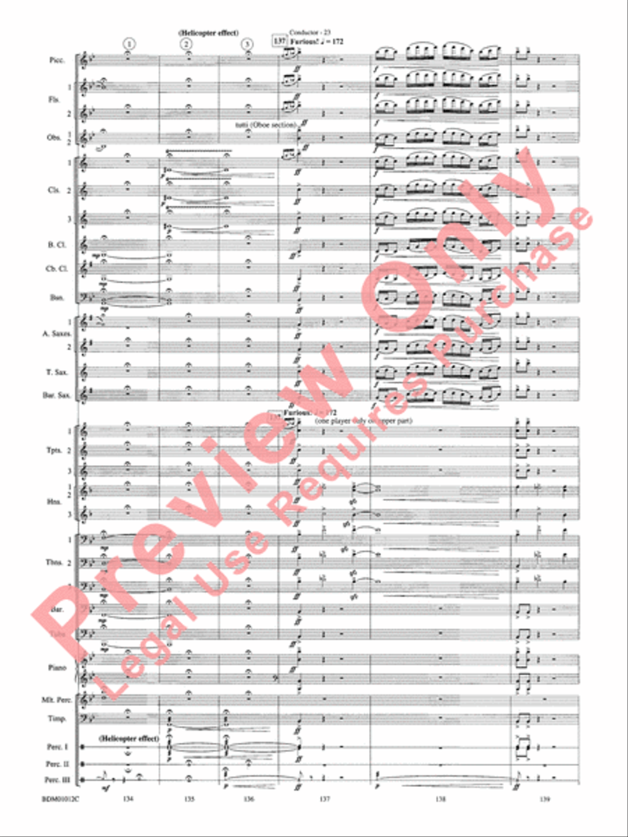 Inchon Concert Band scores gallery preview page 28
